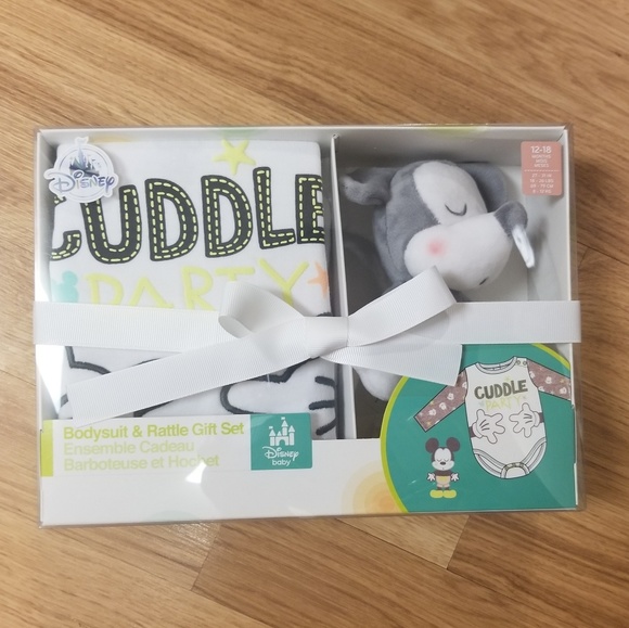 Disney Other - Disney onsie and rattle gift set